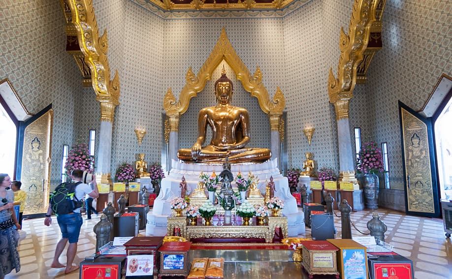 Golden Buddha Wat Traimit Chinatown.