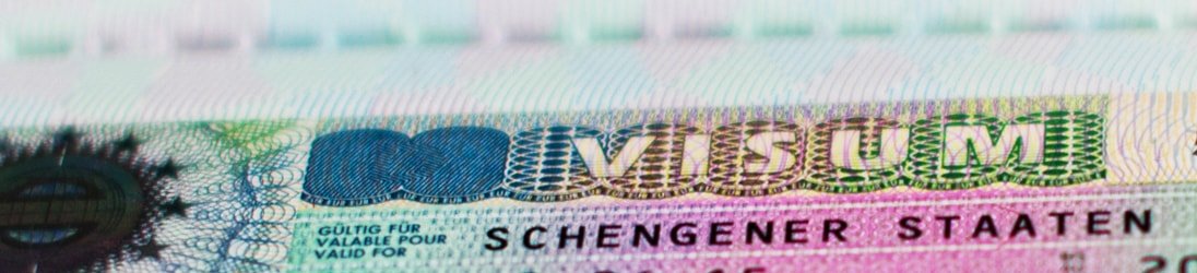 Schengen-Visum in einem thailändischen Pass