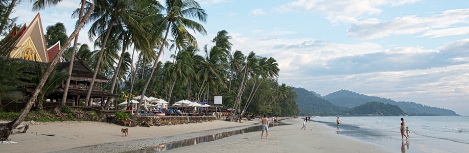 Klong Prao Beach in der Nähe der Tiger Hut Bungalows