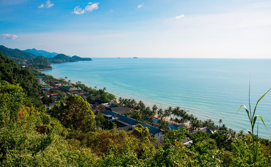 Koh Chang in Trat - White Sand Beach View Point.