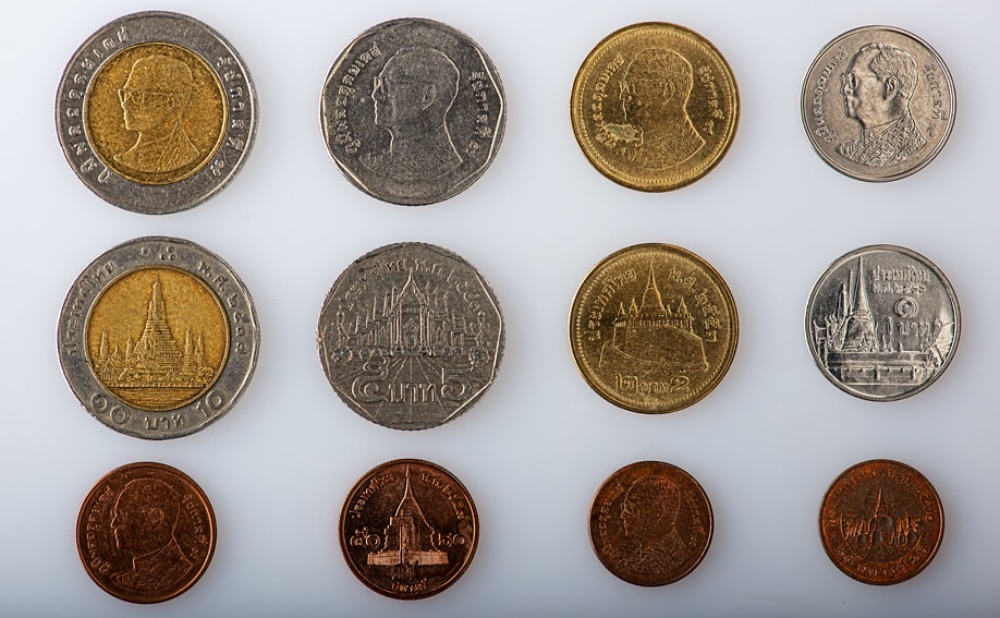 Thailändische Baht-Münzen