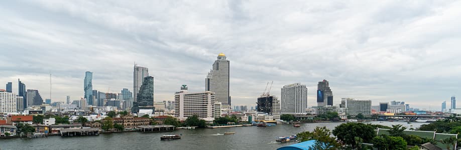 Aussicht vom Iconsiam River Park.