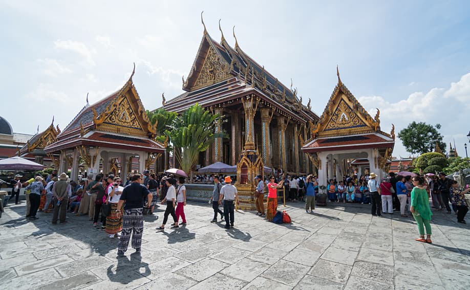 Königliches Kloster (Ubosot) im Wat Phra Kaeo.