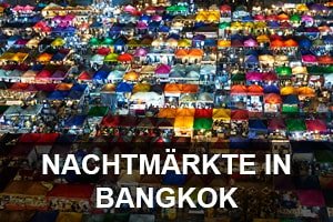 Nachtmarkt Bangkok.