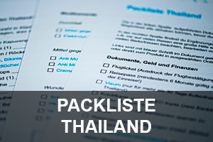 Die beste Packliste für Thailand im Netz