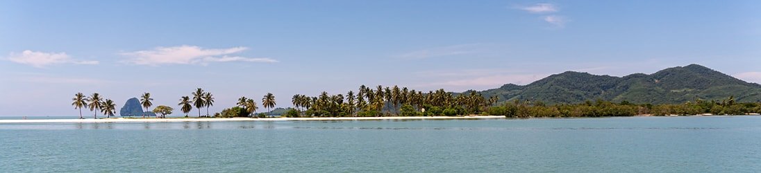 Die Insel Koh Yao Yai in Südthailand.