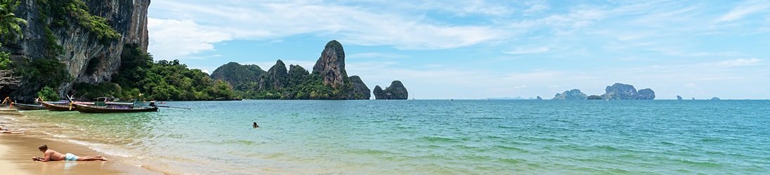 Strand an der Railay Halbinsel.