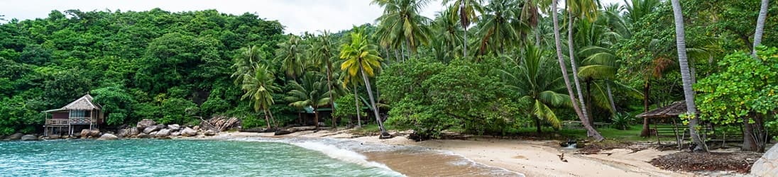 Strand auf Koh Tao in Thailand