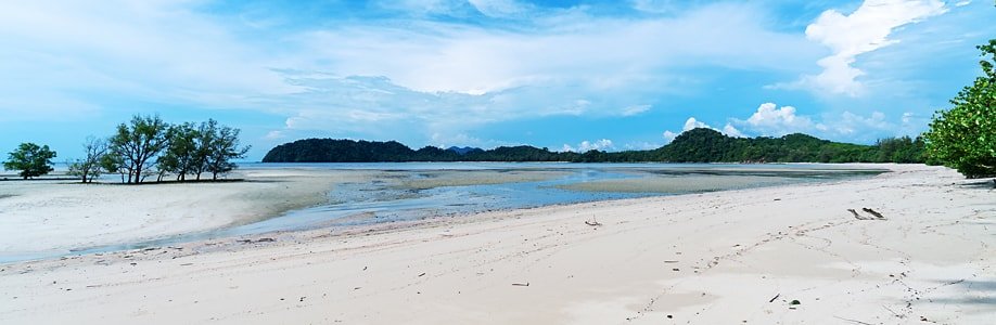 Der südliche Strandabschnitt der Buffalo Bay.