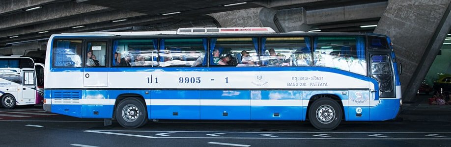 Bus vom Suvarnabhumi Airport in Bangkok nach Pattaya