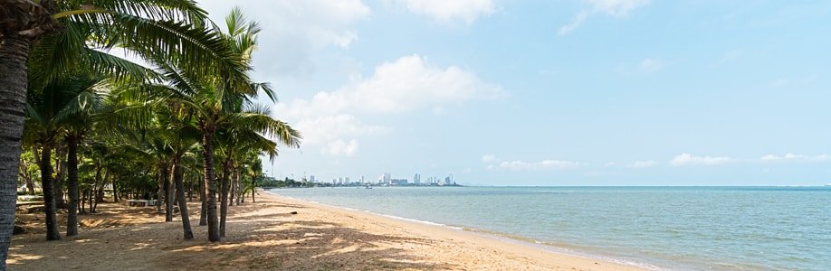 Cholchan-Strand vor dem Cholchan Beach Resort.