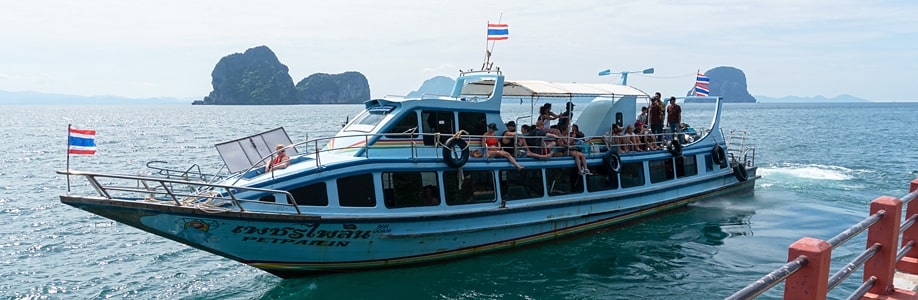 Fähre (Festland, Koh Mook, Koh Kradan, Koh Ngai).