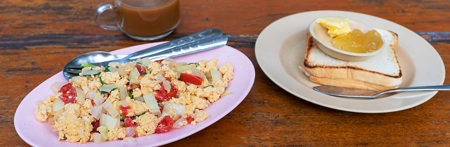 Mein Frühstück im Restaurant der Ao Pantae.