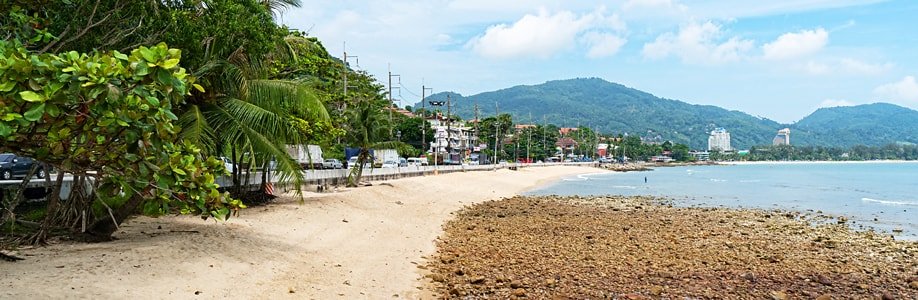 Blick vom Kalim Beach Richtung Patong.
