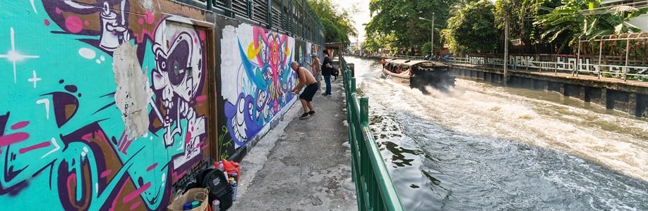 Sprayer am Khlong Saen Saep.