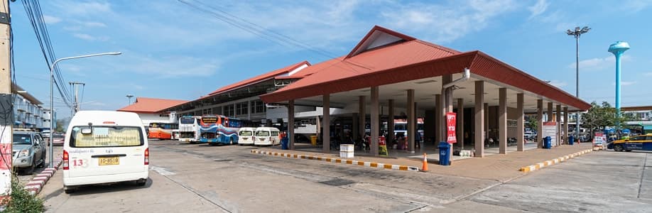 Busbahnhof in Khon Kaen.