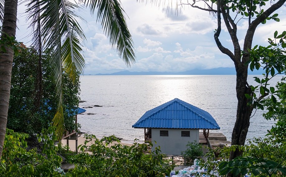 Bungalow auf dem kleinen Koh Chang in der Provinz Ranong.