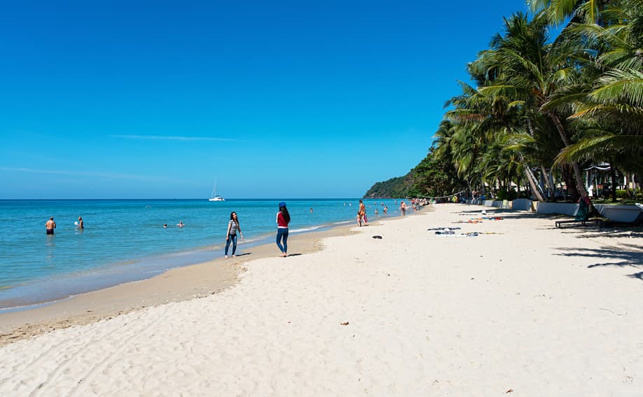 White Sand Beach auf Koh Chang.