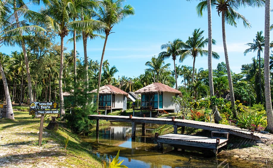 Bungalows am Suan Yai Strand auf Koh Mak.