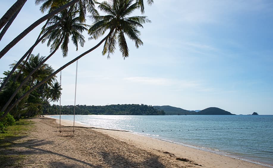 Einsamer Strand auf Koh Mak.