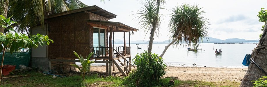 Bungalow direkt am Strand.