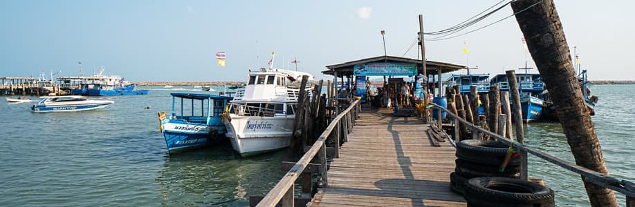 Nuanthip Pier in Ban Phe.