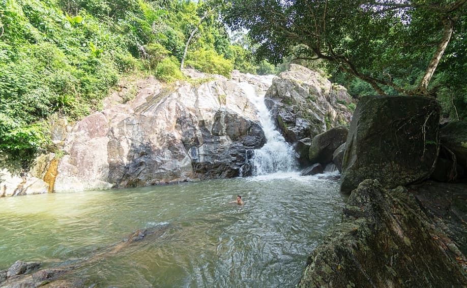 Hin Lat Wasserfall auf Koh Samui