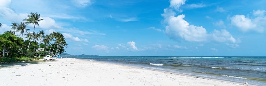 Der schneeweiße Nahai Beach