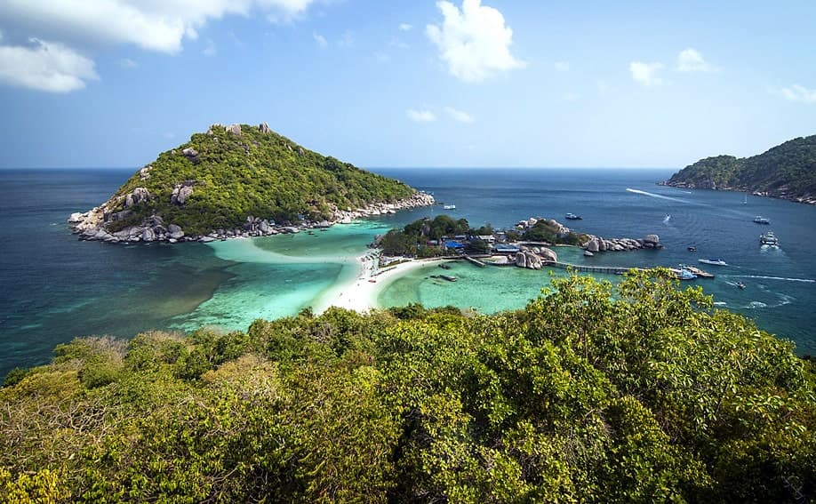 Koh Tao - Die Nachbarinsel Nang Yuan.