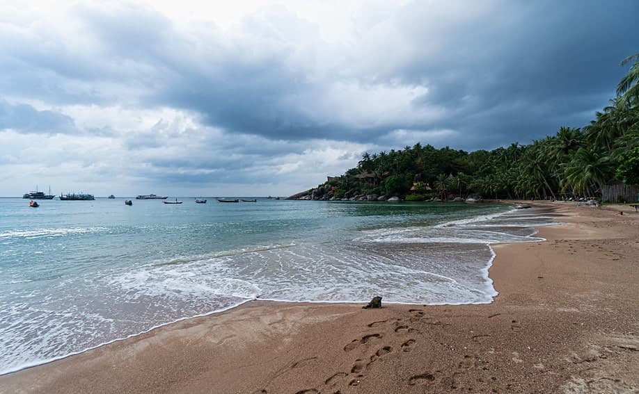 Nördliches Ende vom Sairee Strand auf Koh Tao.