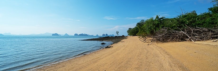 Der einsame Long Beach.