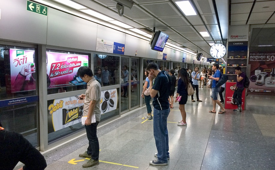 MRT Haltestelle in Bangkok