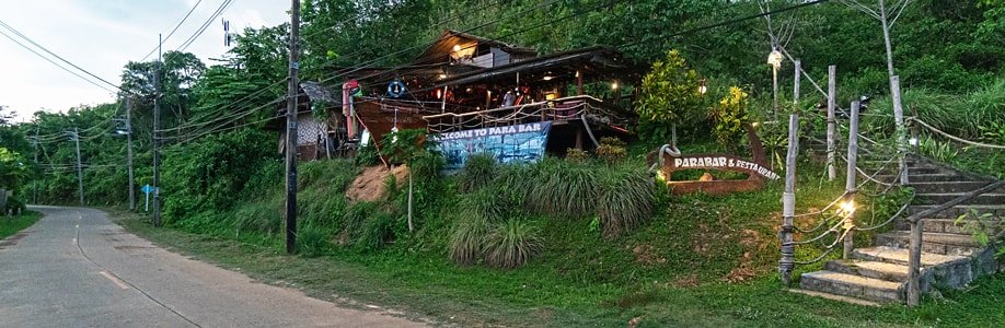 Parabar und Restaurant.