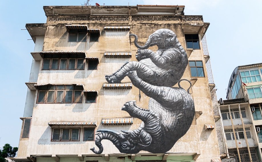 Street Art von Roa.