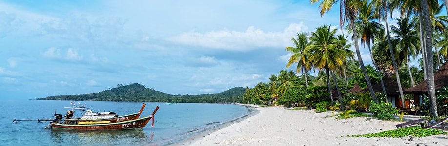 Blick über den Sivalai Strand.