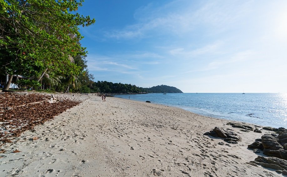 Der Sunset Beach am späten Nachmittag.