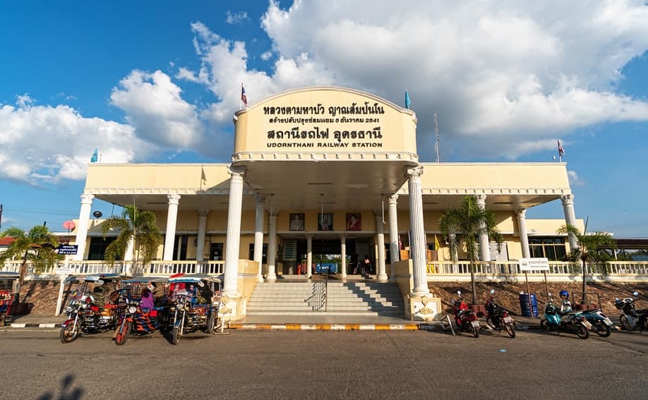 Der Bahnhof von Udon Thani.