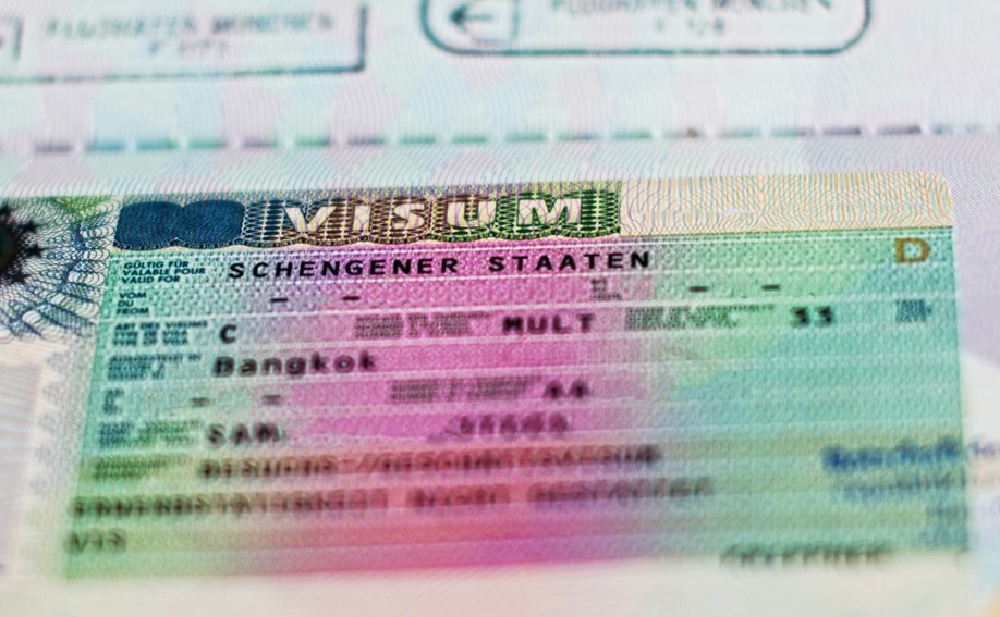 Schengen Visum in Bangkok ausgestellt