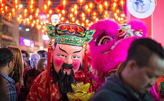 Chinesisches Neujahr - Parade in Bangkok