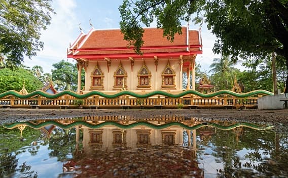 Wat Na Phra Lan auf Koh Samui.