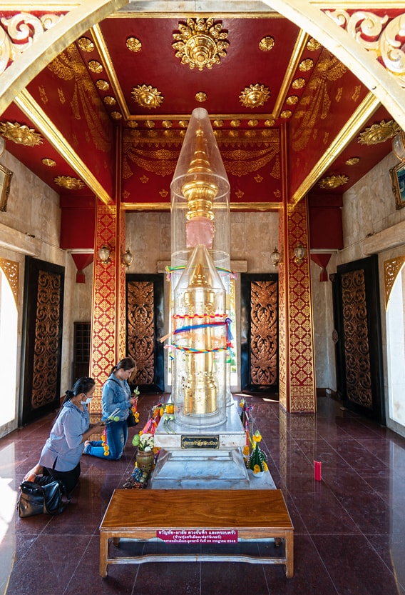 Die beiden Pfeiler im City Pillar Shrine.