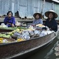 Schwimmende Märkte Bangkok